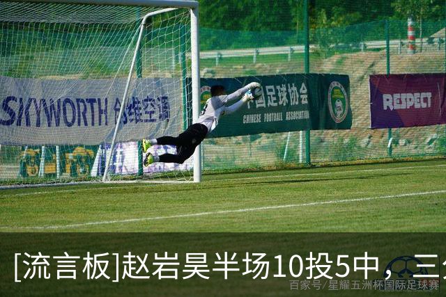 [流言板]赵岩昊半场10投5中，三分3中2得到12分宁波全队最高